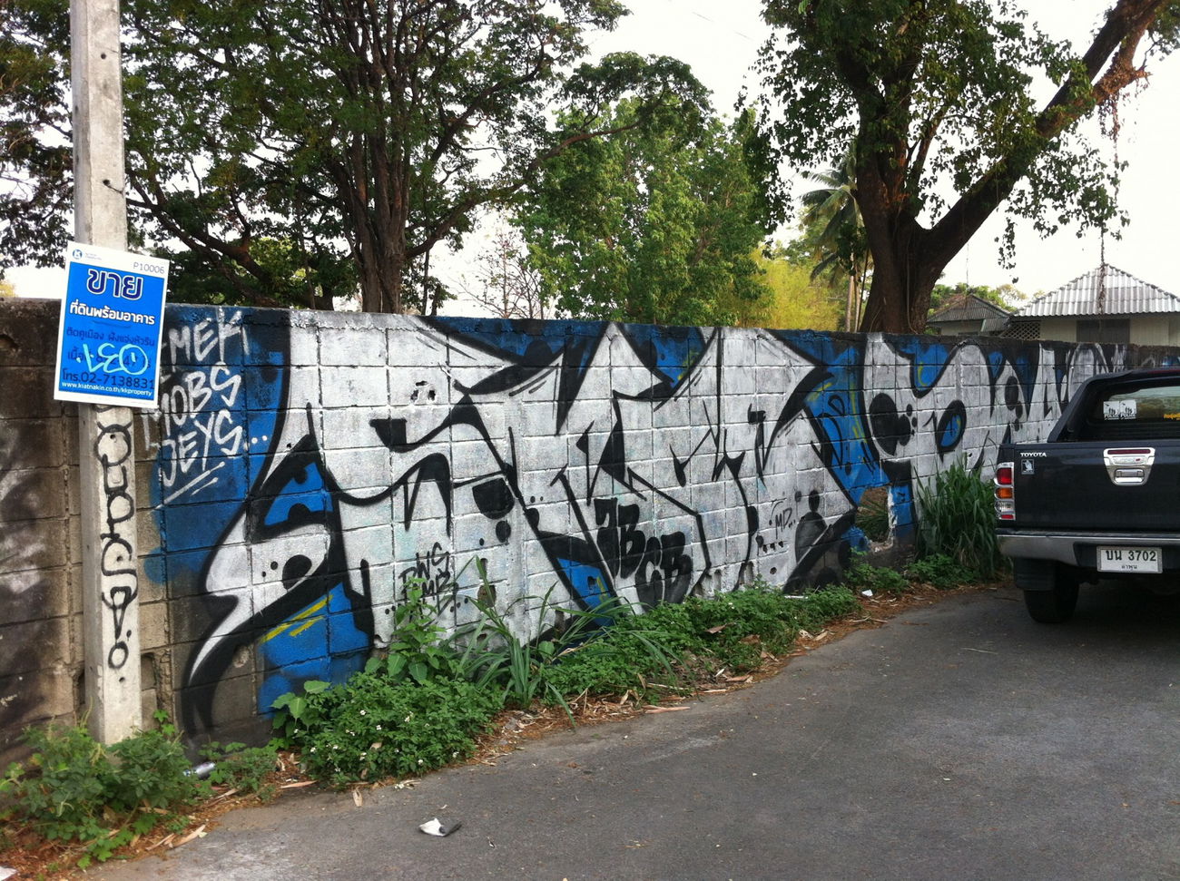 Graffiti Bombing - Photo by HOYA - skoe, jbcb, poas