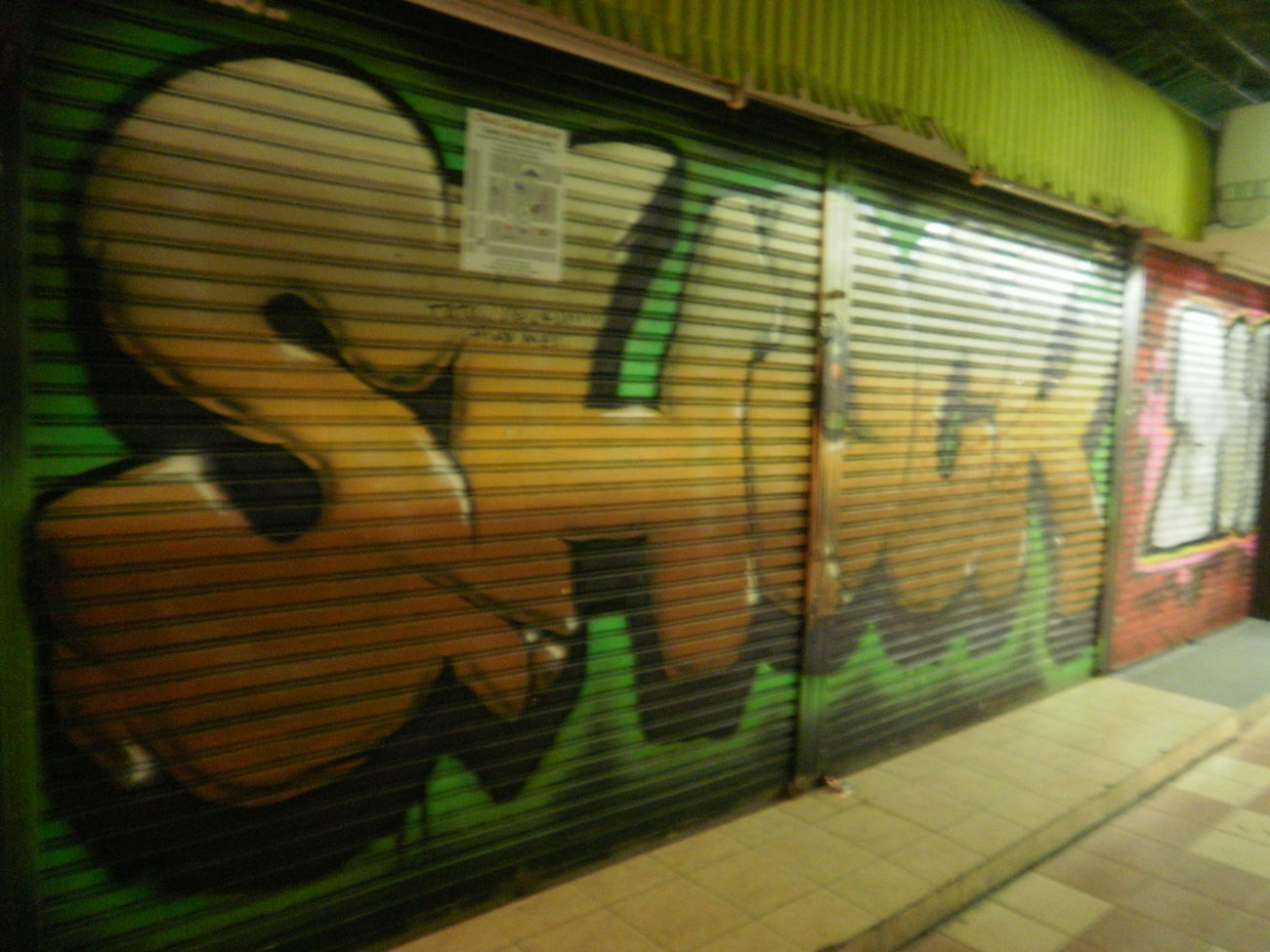 Graffiti Bombing - Photo by HOYA - shock, bangkok, thailand