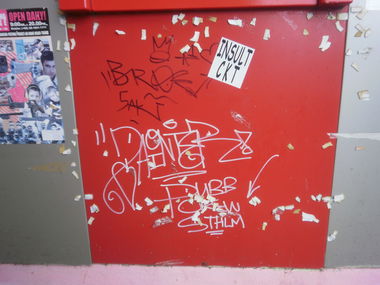 Graffiti Bombing - Photo by HOYA - painter, pubb, crew