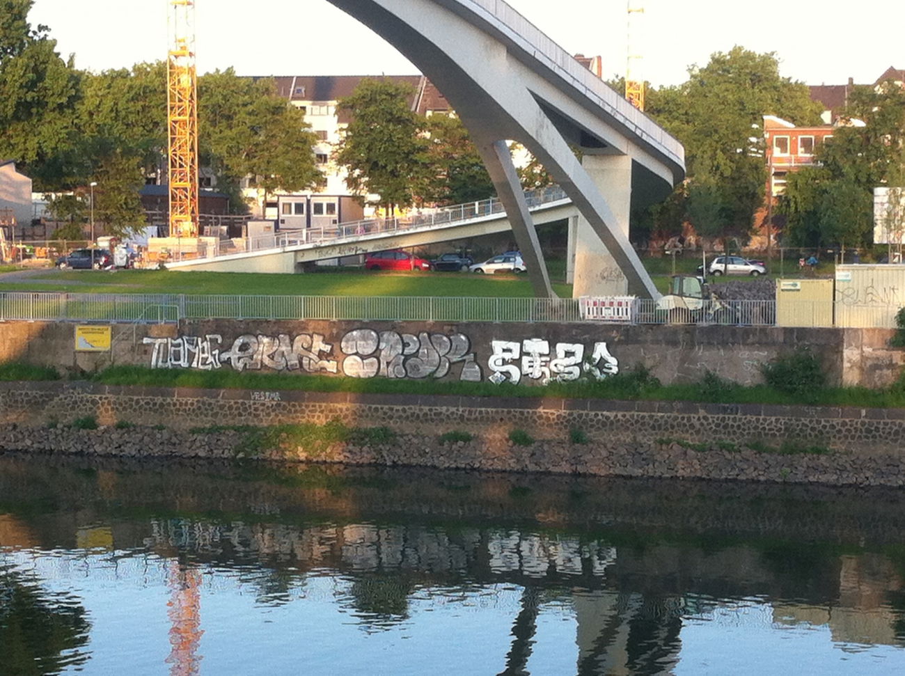 Graffiti Bombing - Photo by HOYA - retro, spider, cologne