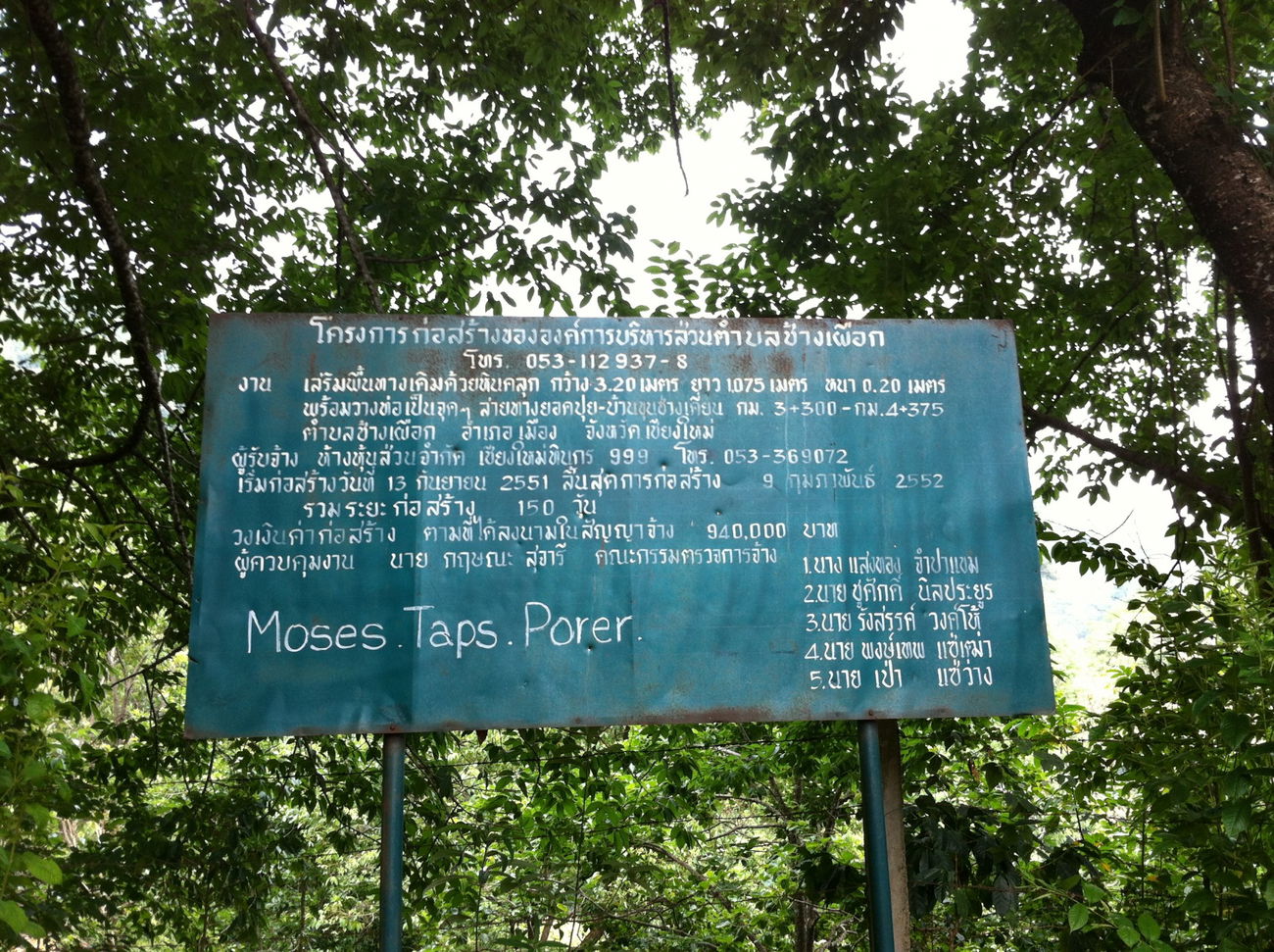 Graffiti Bombing - Photo by HOYA - moses, taps, porer