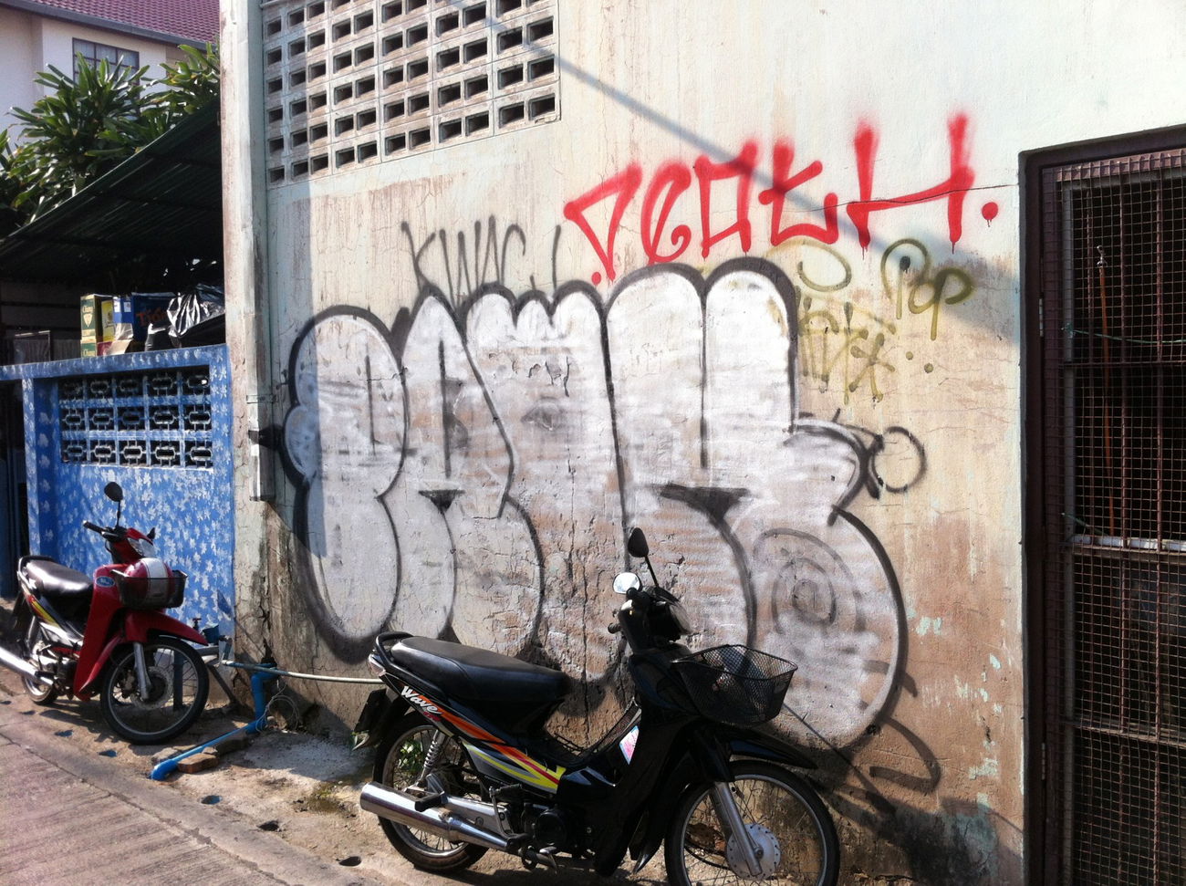 Graffiti Bombing - Photo by HOYA - pawk, kwac, chiang