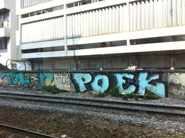 Graffiti Wall - Photo by HOYA - polen, poek, bangkk