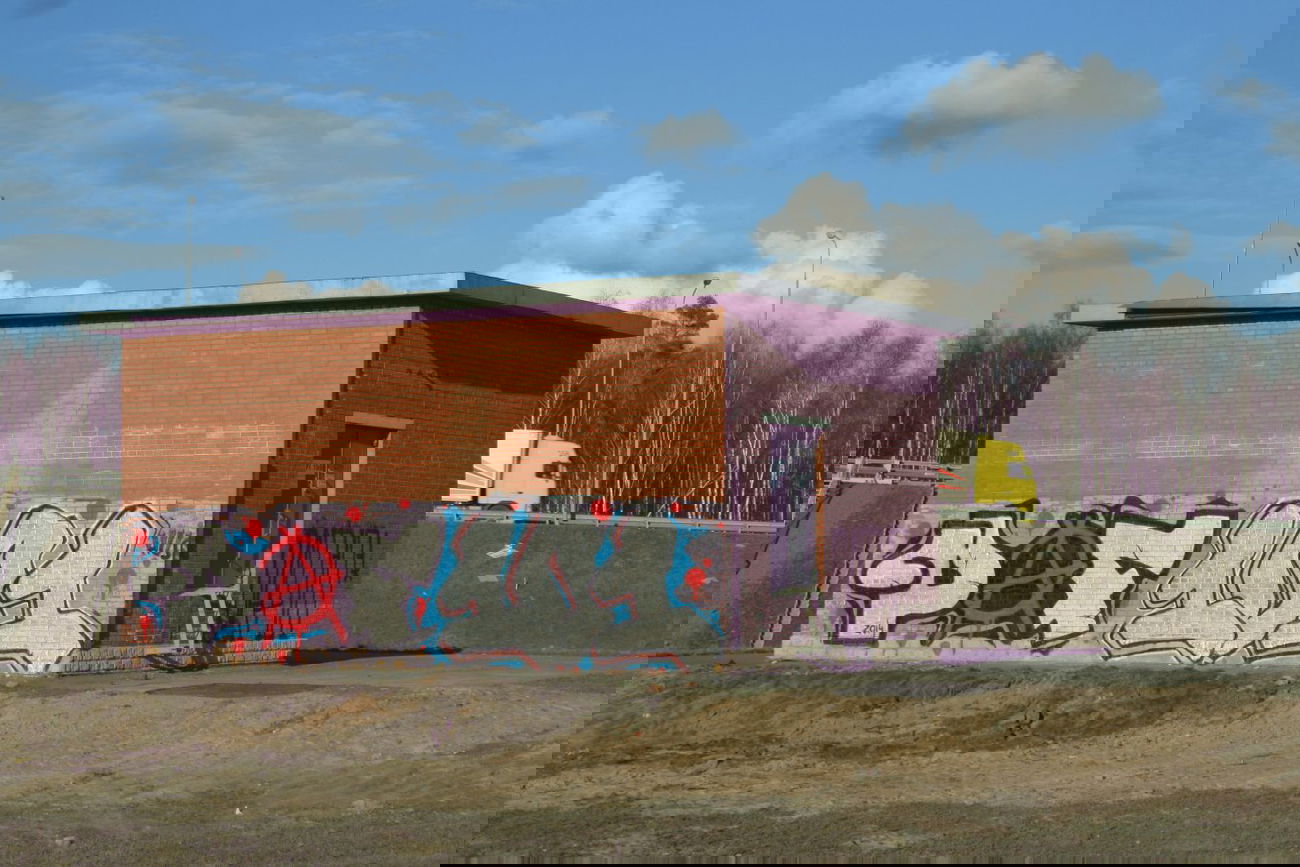 Graffiti Wall in Russia - Photo by HUSTLER - PAF, 101 (2014)