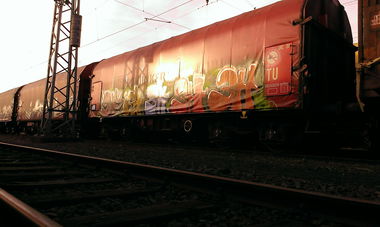 Graffiti Train - Photo by HYaeNE - 3H, Dortmund