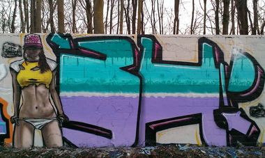 Graffiti Wall - Photo by HYaeNE - 3H, Dortmund