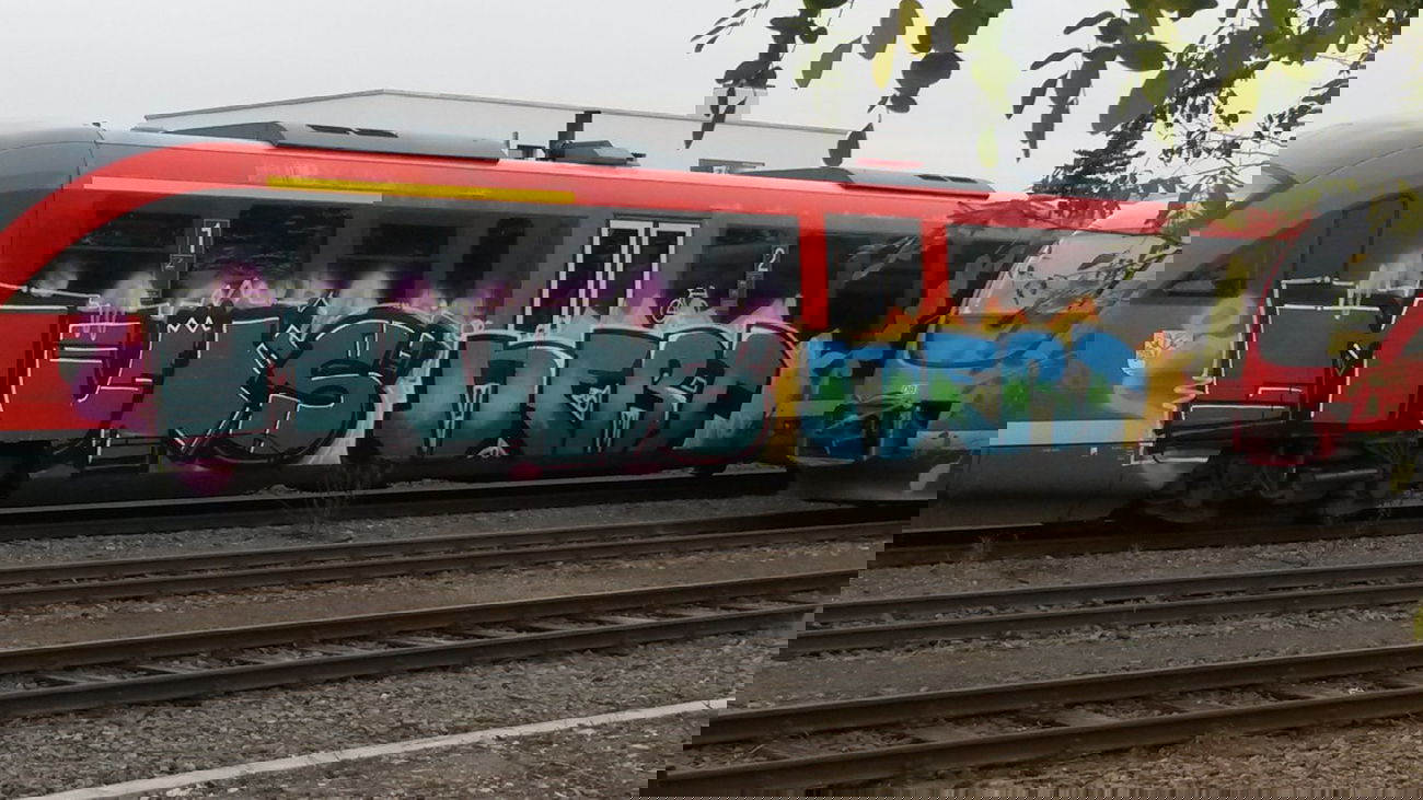 Graffiti Train - Photo by HaCksau - MUKS, NERT