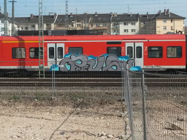 Graffiti Train - Photo by HaCksau - ZUG