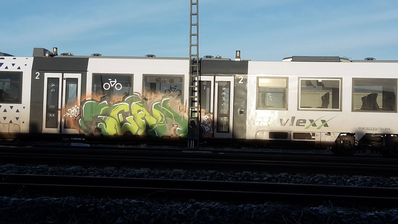 Graffiti Train - Photo by HaCksau