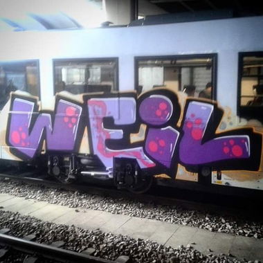 Graffiti Train - Photo by HaCksau - weil