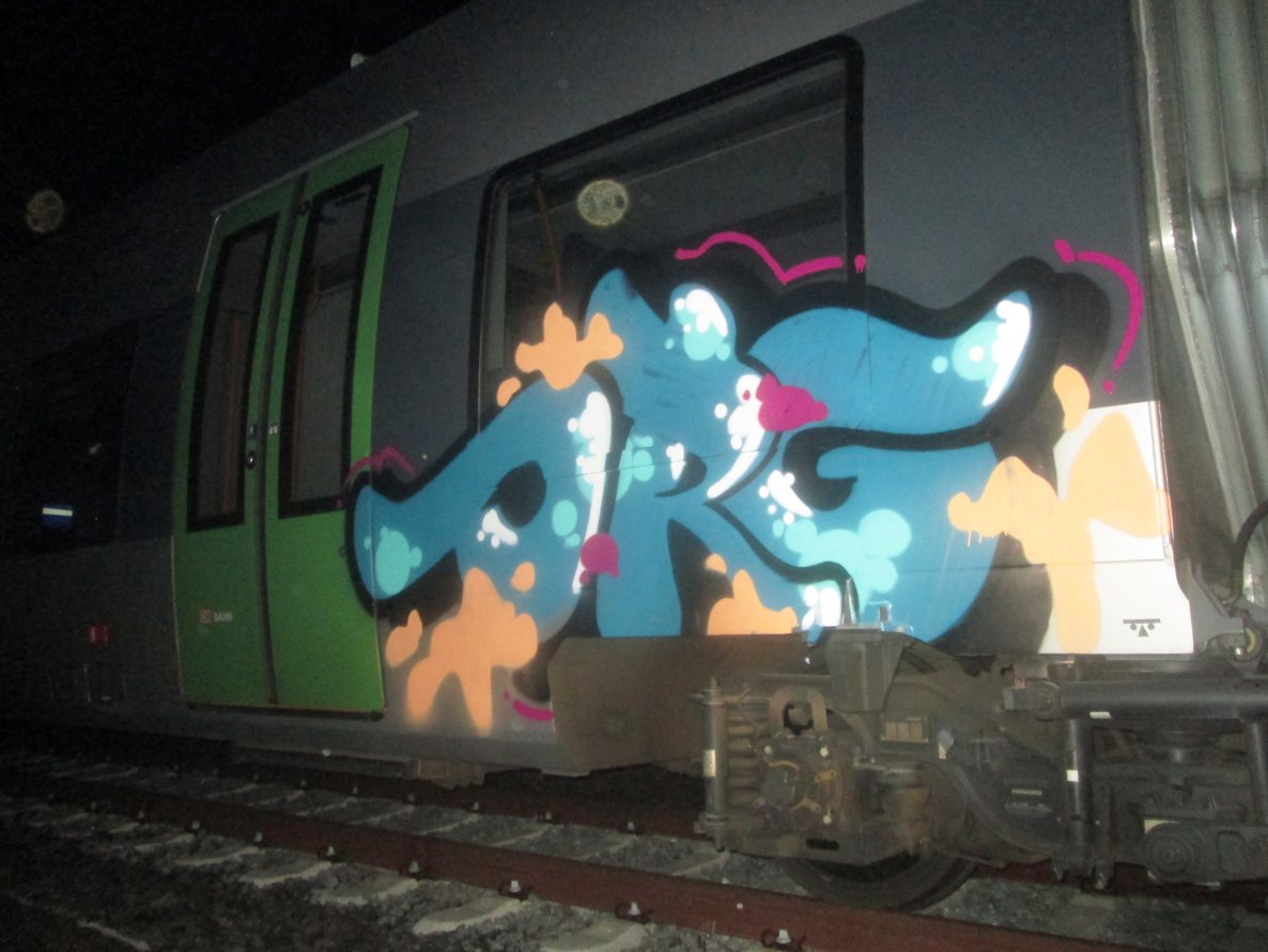 Graffiti Train - Photo by HacksawDimJuggan - ORG (2014)