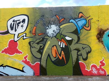 Graffiti Wall - Photo by Haevi - haevi, haevistyles, creature_ink