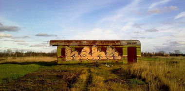 Graffiti Train - Photo by Hako (2011)