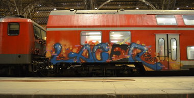 Graffiti Train - Photo by Hall3rOT - LACER, FMR, GTS (2014)