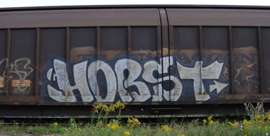 Graffiti Train - Photo by Hall3rOT - HORST