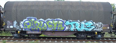Graffiti Train - Photo by Hall3rOT