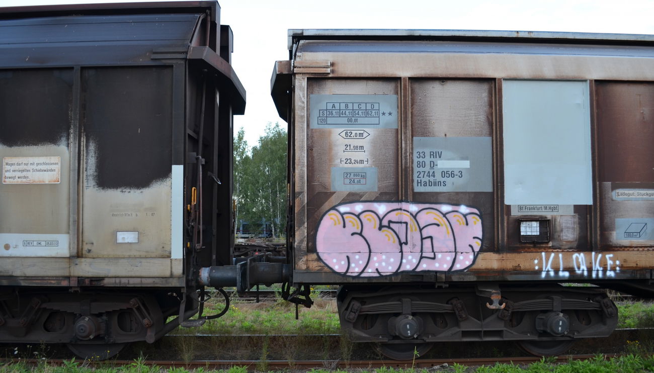 Graffiti Train - Photo by Hall3rOT - KLOAKE