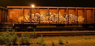 Graffiti Train - Photo by Hall3rOT - LIEBER