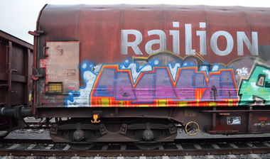 Graffiti Train - Photo by Hall3rOT - HOPE