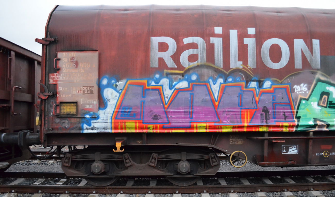 Graffiti Train - Photo by Hall3rOT - HOPE