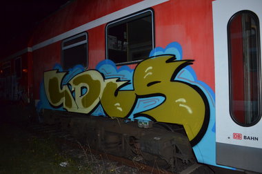 Graffiti Train - Photo by Hall3rOT - YDUS