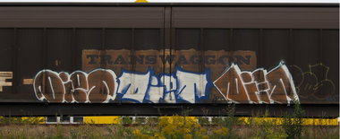 Graffiti Train - Photo by Hall3rOT - DIET