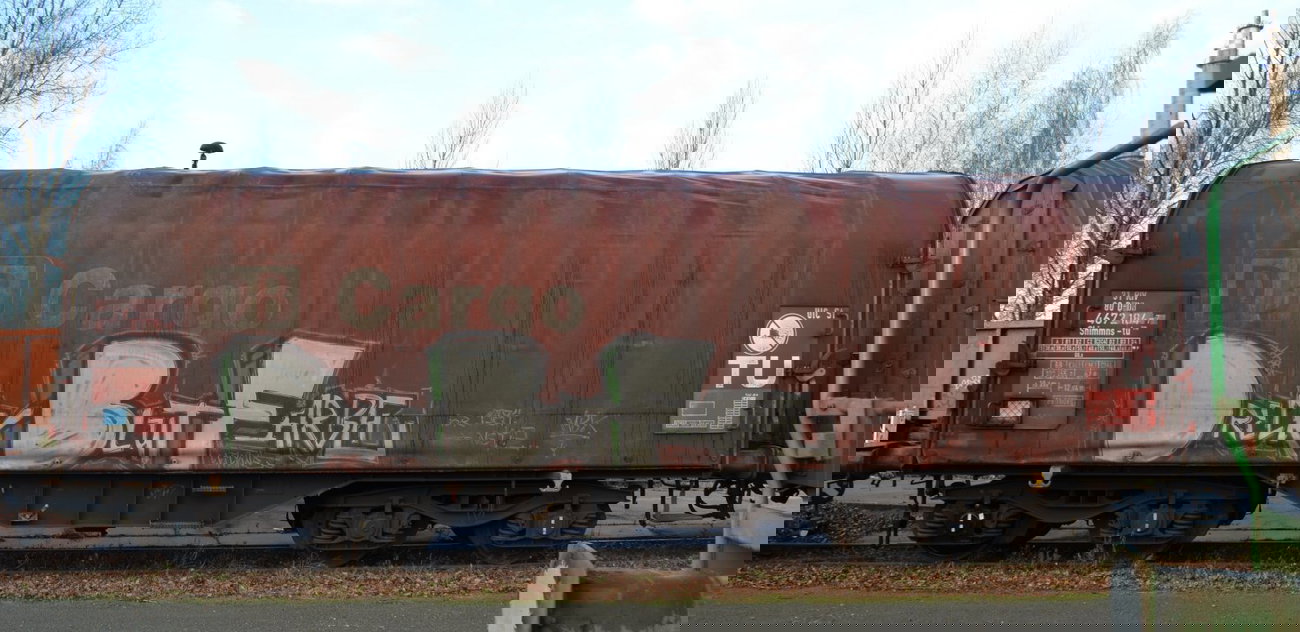 Graffiti Train - Photo by Hall3rOT - DBF, Dreck, Blut