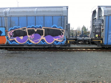 Graffiti Train - Photo by Hall3rOT - OUT (2012)