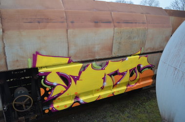 Graffiti Train - Photo by Hall3rOT - KERY (2013)