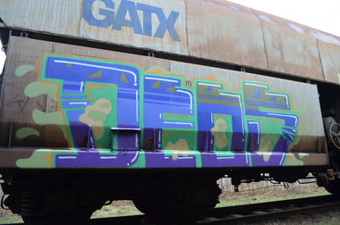 Graffiti Train - Photo by Hall3rOT - DEOS (2013)