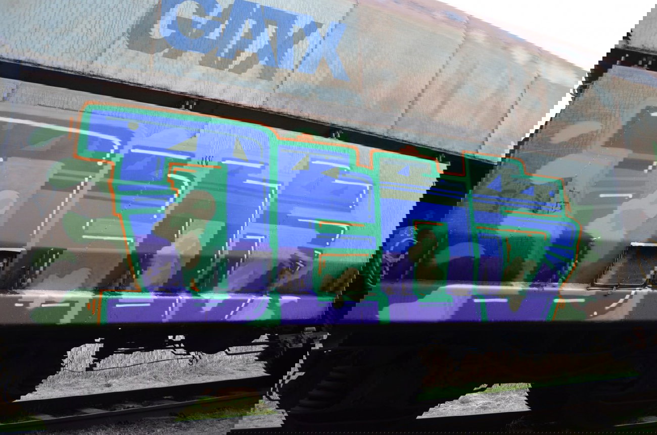 Graffiti Train - Photo by Hall3rOT - DEOS (2013)