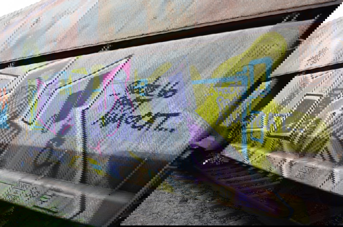 Graffiti Train - Photo by Hall3rOT - YOUR, 86, ROUTE