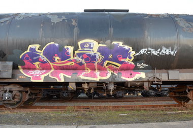 Graffiti Train - Photo by Hall3rOT - OSIR, OZIRIS, CR (2013)