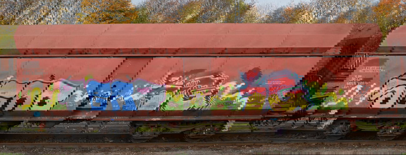 Graffiti Train - Photo by Hall3rOT - SERO, IG, CREW (2013)