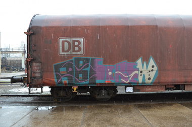 Graffiti Train - Photo by Hall3rOT - ABF, CREW