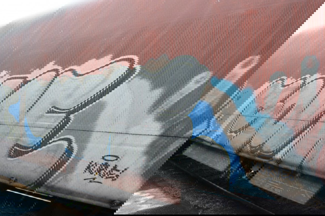 Graffiti Train - Photo by Hall3rOT - SONE, KURVE (2012)