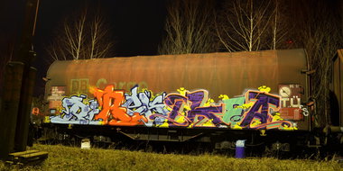 Graffiti Train - Photo by Hall3rOT - BIREK, IKEA (2014)