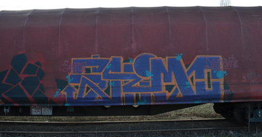 Graffiti Train - Photo by Hall3rOT - SHIMO (2010)