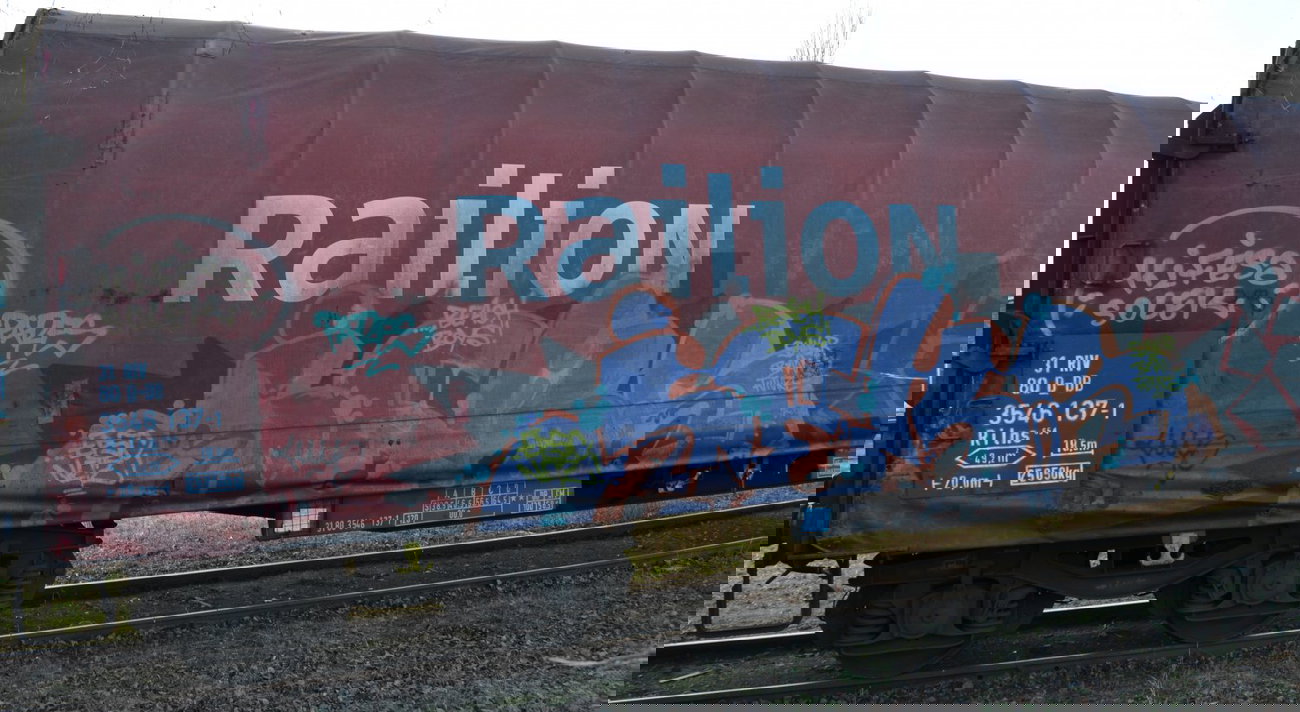 Graffiti Train - Photo by Hall3rOT - JEKS, EPSC, NETZ (2010)