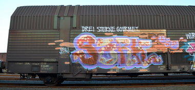 Graffiti Train - Photo by Hall3rOT - SARK, USW