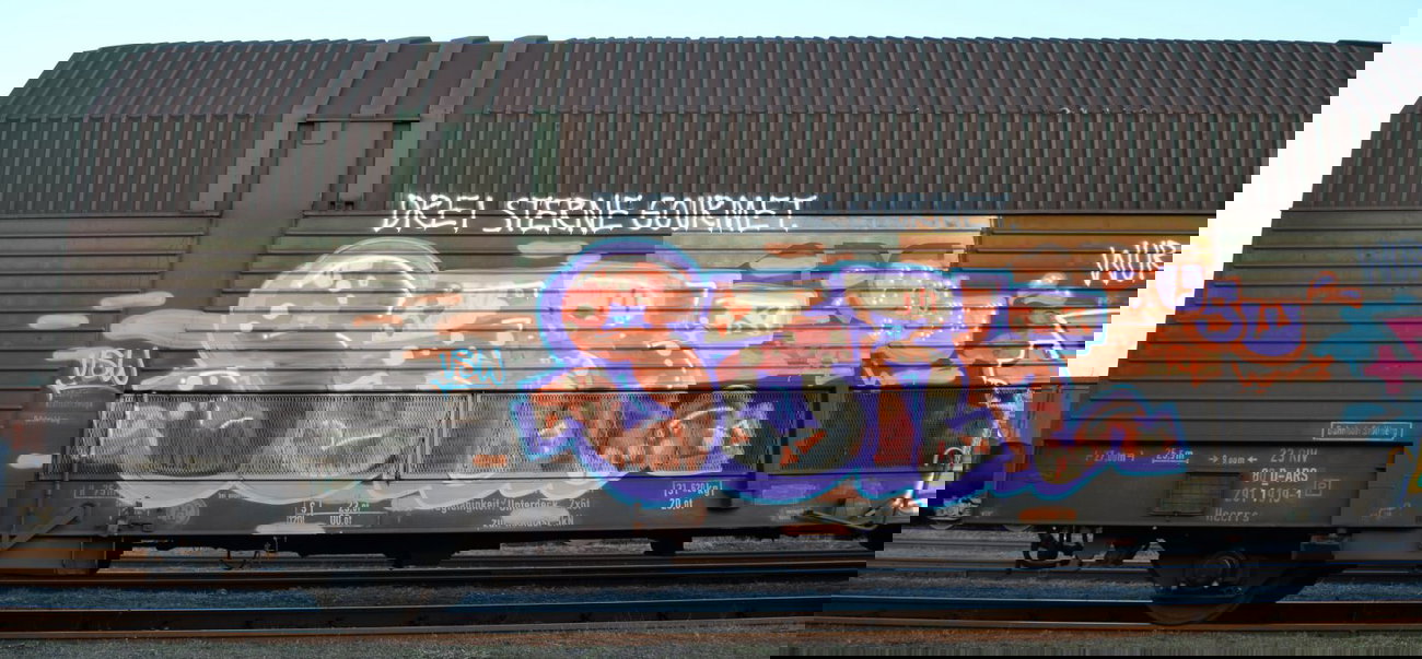 Graffiti Train - Photo by Hall3rOT - SARK, USW