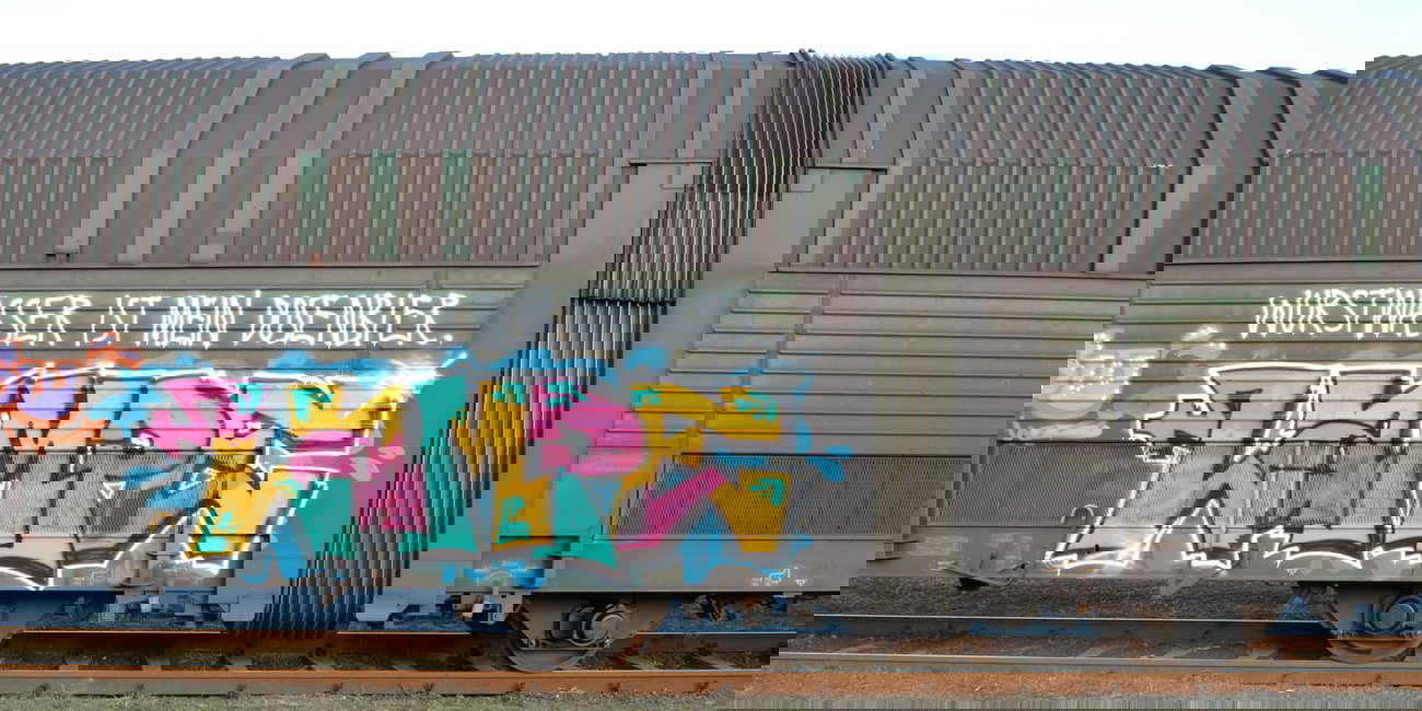 Graffiti Train - Photo by Hall3rOT - LAMPE, USW