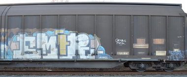 Graffiti Train - Photo by Hall3rOT - EMIR, FR8