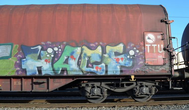 Graffiti Train - Photo by Hall3rOT - HACF, SYRO
