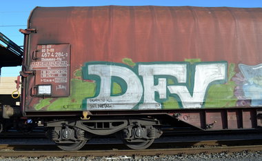 Graffiti Train - Photo by Hall3rOT - DFV, FR8