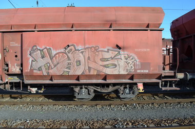 Graffiti Train - Photo by Hall3rOT - HOBOS, CREW, FR8