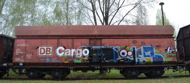 Graffiti Train - Photo by Hall3rOT - HONE, PLAS, HAINZ (2014)