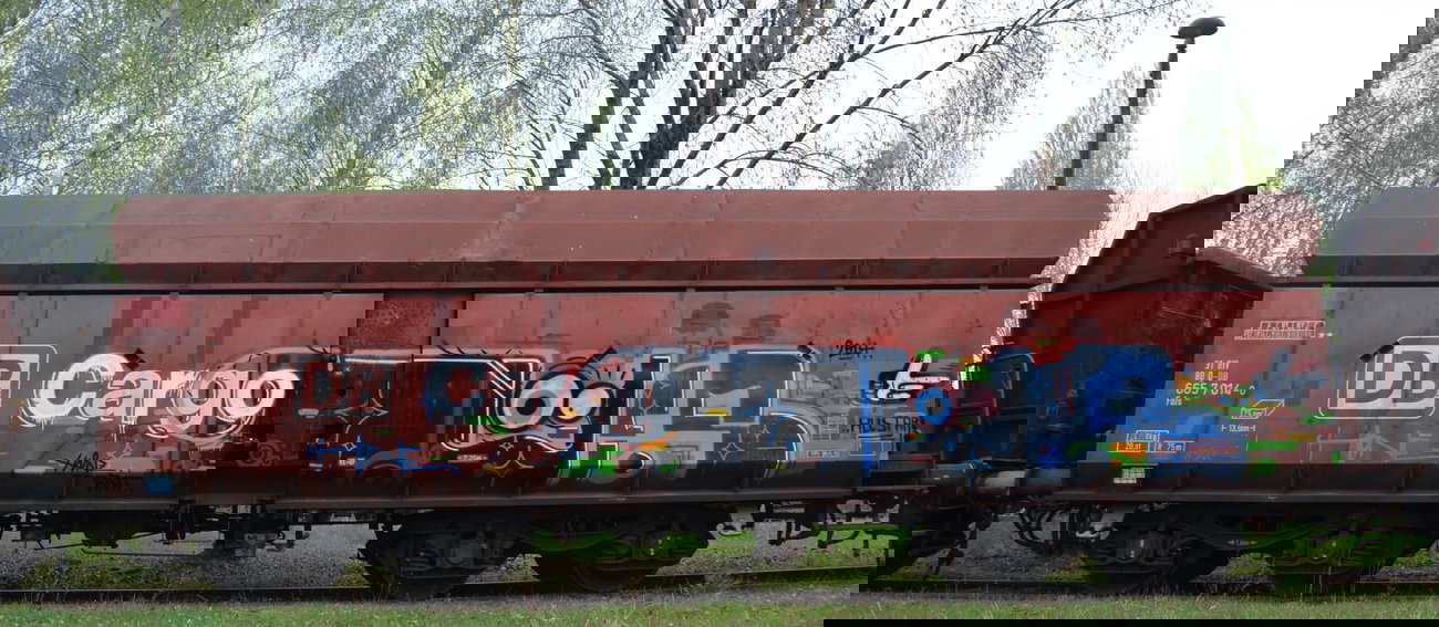 Graffiti Train - Photo by Hall3rOT - HONE, PLAS, HAINZ (2014)