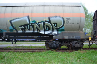 Graffiti Train - Photo by Hall3rOT - FUNDP (2013)