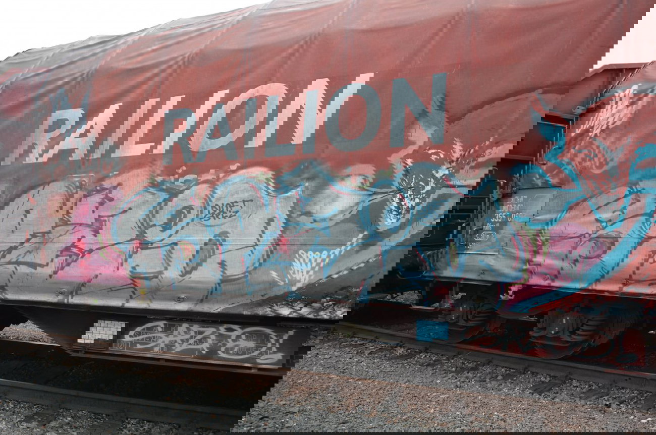 Graffiti Train - Photo by Hall3rOT - SAZIO